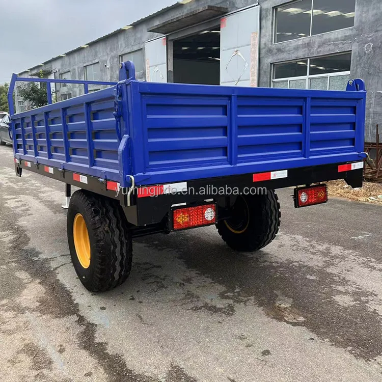 2025Rimorchio ribaltabile idraulico per trattori agricoli Rimorchio ribaltabile agricolo da 5 tonnellate in vendita