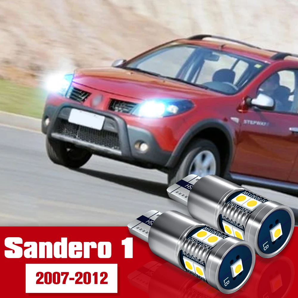 

2pcs LED Accessories Parking Light Bulb Clearance Lamp For Renault Sandero 1 2007-2012 2008 2009 2010 2011