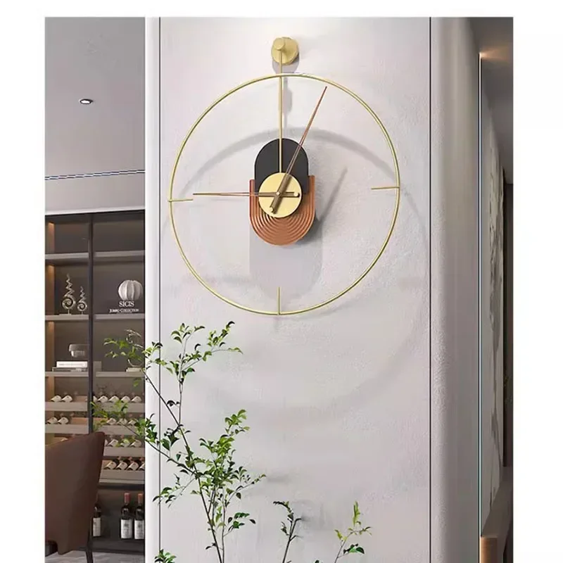 Luxury Silent Clock Wall Living Room Mechanism Minimalist Design Fashion Kitchen Wall Watch Art Mural Reloj Home Decoration