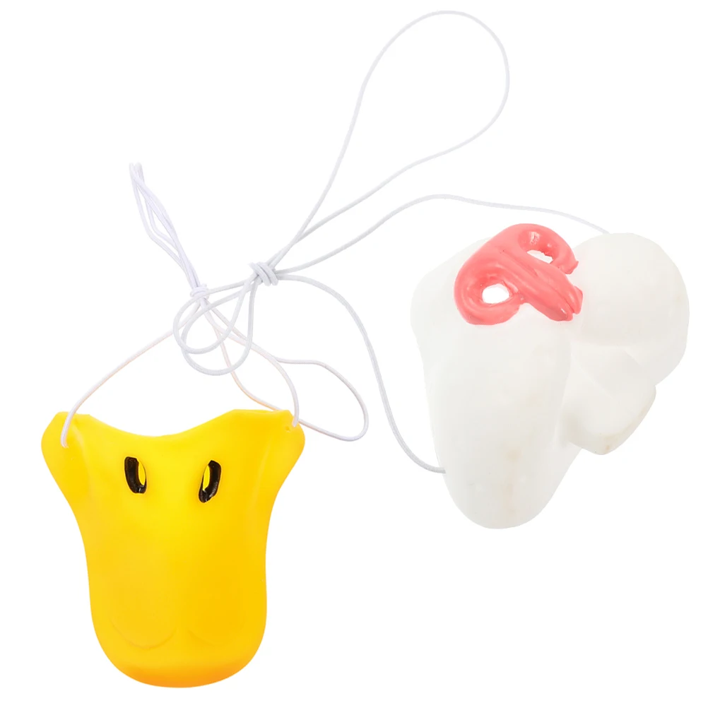 

2 Pcs Decorate Animal Nose Prop Creepy Halloween Vinyl LED Costume Party Fancy Dress