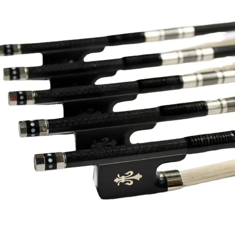 FOR Pure Carbon Fiber High-Grade Cello Saw Bow Tone Bright Applicable Performance Grading Bow