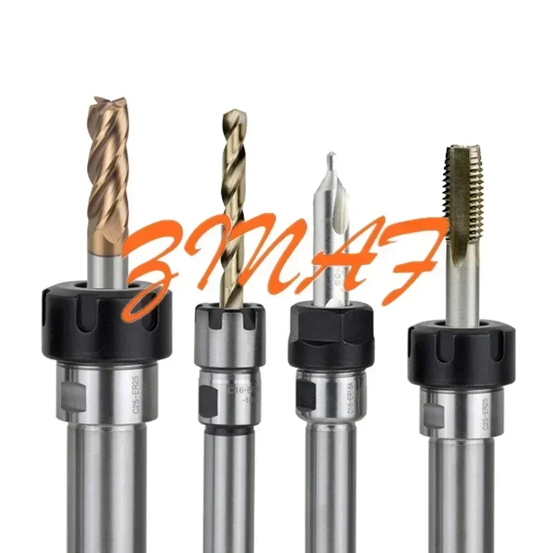 CNC Mill Lengthen Tool Holder C8 C12 C16 C20 C25  ER8 ER11 ER16 ER20 ER25 Collet Chuck Holder CNC Milling Lengthen Tool carrier