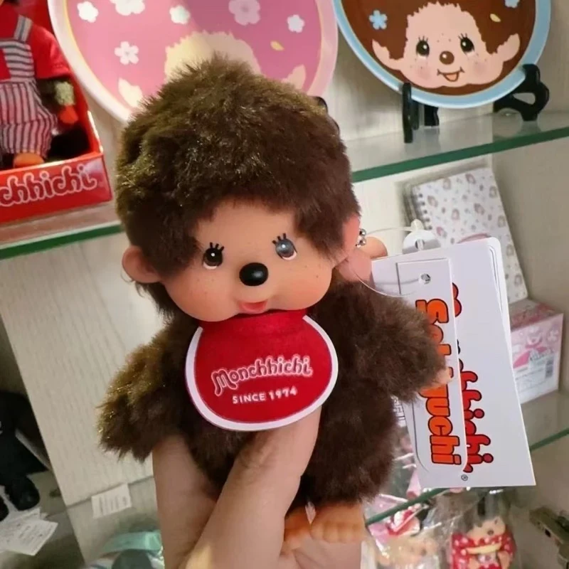

Новый аниме Monchhichi кулон плюшевая кукла мультфильм милые Monchhichi стоячая трансформация несколько плюшевых игрушек коготь машина куклы
