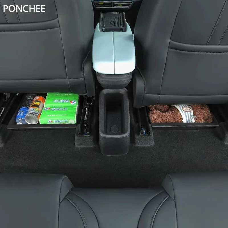 

For BYD Seagull 2023-2024 Seat Storage Box Main Passenger Bottom Storage Box Automotive Interior Supplies Modified Parts