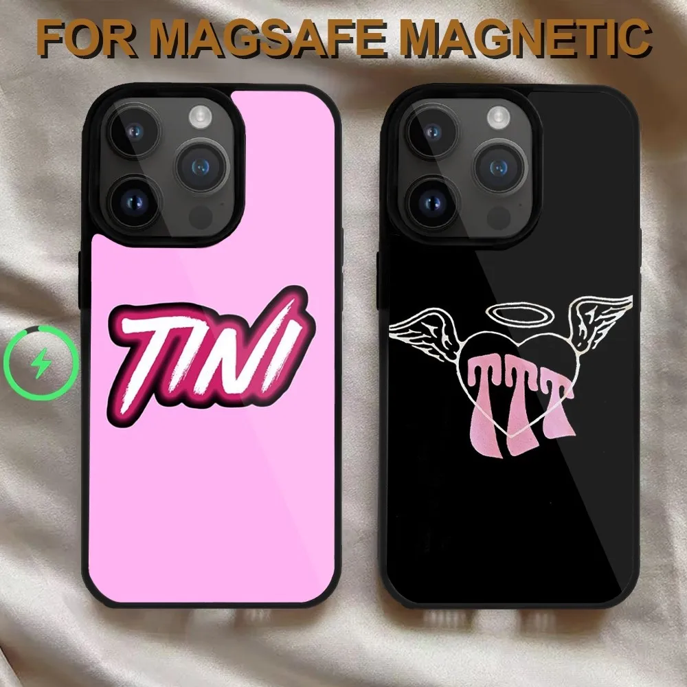 Tini Argentine Singer  Phone Case  For iPhone 14 13 12 11 15 Pro Max Magsafe Wireless Charge Plus Mini Cover