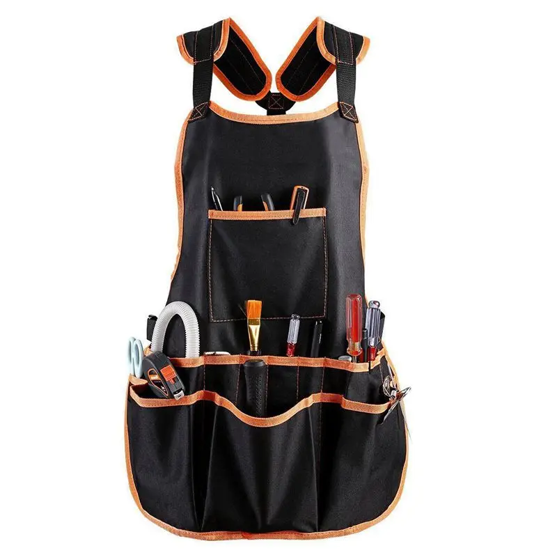 Work Apron Tool 16 Tool Pockets Tool Belt Adjustable Vest Tool Apron For Mans Work Apron And Women Work Apron With Waterproof Ap