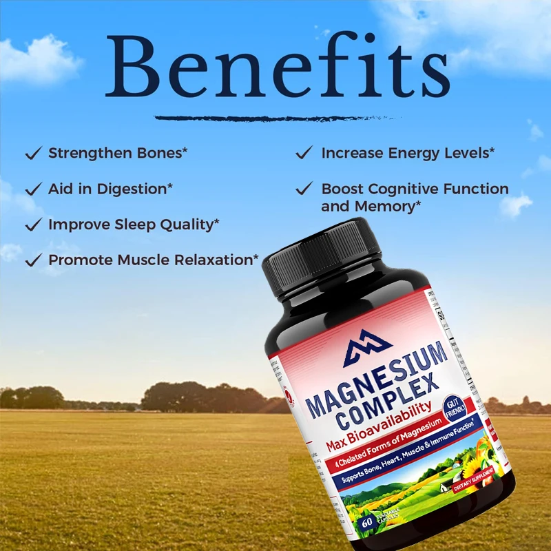 

Fourinone magnesium complex, glycine magnesium,malic acid, taurine and citrate, high absorption,bones, muscles, immunity, energy