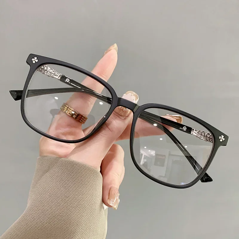 MDOD Myopia Glasses Plastic Metal Frame Gray 4