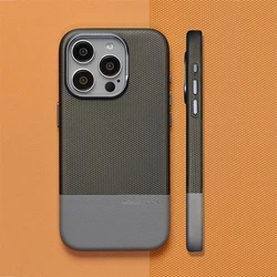 Luxury Business Hit Color Relief Leather Magnetic Case For iPhone 17 Air 16 15 14 13 Pro Max MagSafe Shockproof Alloy Lens Cover
