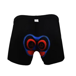 Black Cycling Underwear Mountain MTB Bicycle Cycling Shorts Riding Bike Sport Underwear Compression Tights Shorts 9D Gel Pad