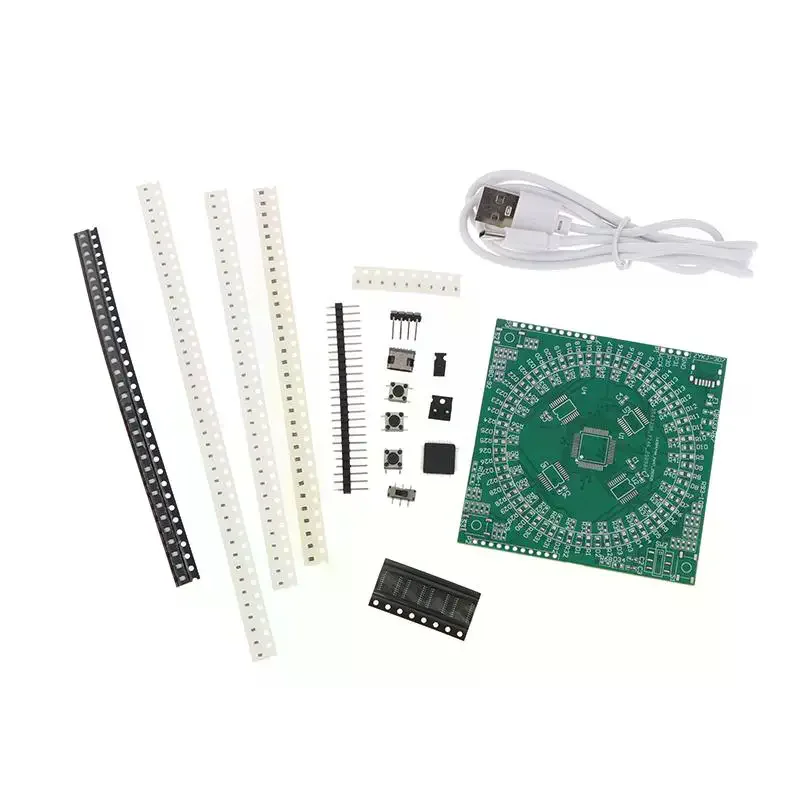 

Flow Light Circuit Board 5V Type-C Interface DIY Electronic Project Board Kit Beginners Learning LQFP64 Soldering Practice Kit