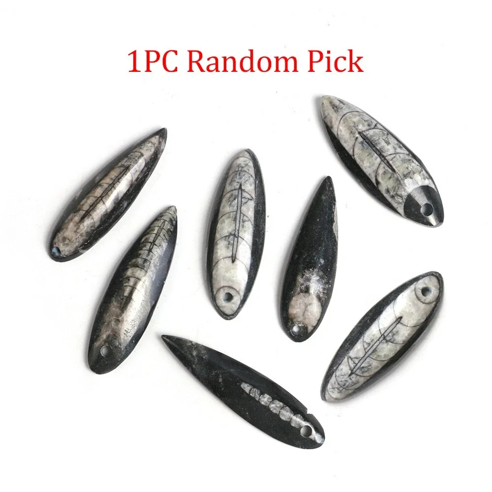 One 4-6 cm random-sized willow-leaf shaped pendant, suitable for necklace jewelry, Moroccan gemstone, unique specimen for collec