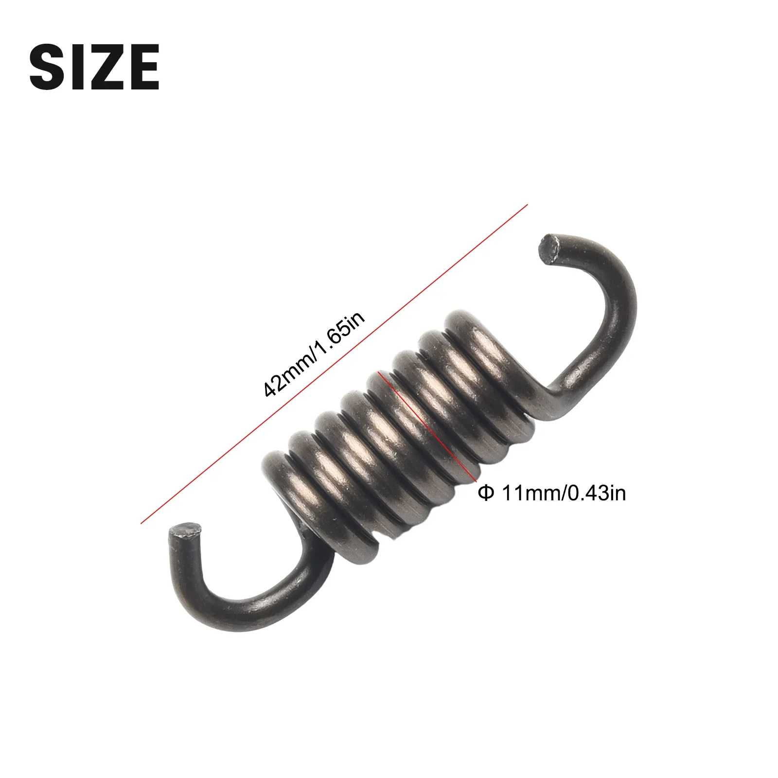 1 szt. Sprężyny sprzęgła do podkaszaczy 43 cm3/52 cm3 obcinarki do zagrzebień ogrodowych kosiarka do trawy sprężyn sprzęgła części zamienne