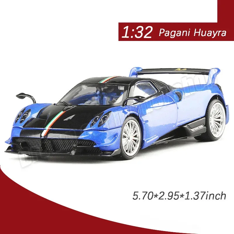 

Модель автомобиля Pagani Huayra 1:32 из сплава, детская игрушка, модели для гостиной, украшение, Спортивная Коллекция литых моделей автомобилей