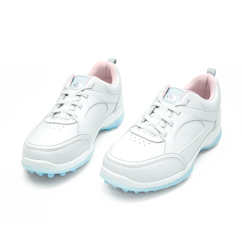 TTYGJ Golf Shoes for Women, Waterproof, Super-fiber Shoes, High-elastic Sole, Anti-side-slip, Non-spike Sole, Sneakers