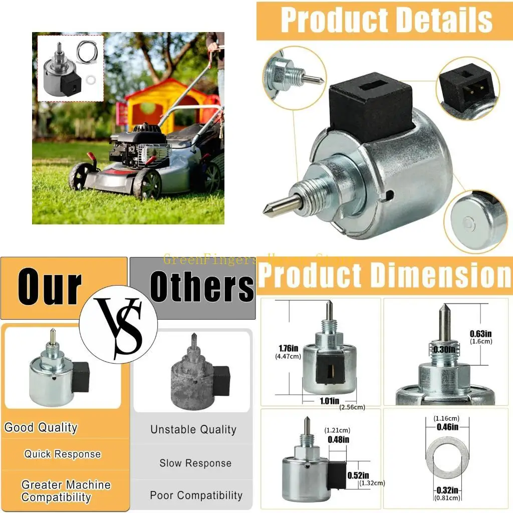 

F68D Fuels Shut Off Solenoid 21188-7002 Metal Solenoid Valves for 4 Strokes Engine