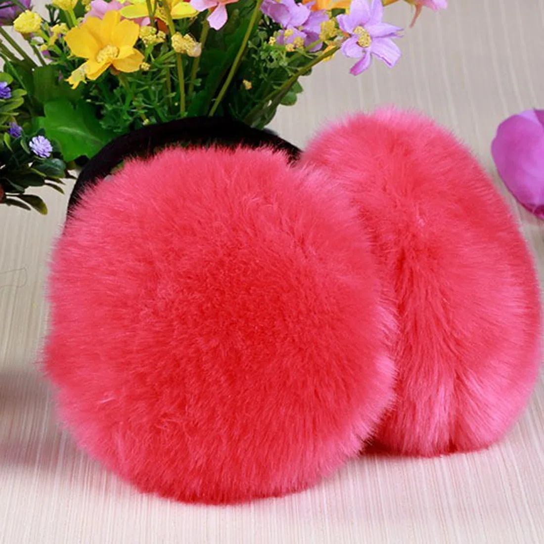 winter Warm Big Earmuff New fur solid color earmuffs Adult Children Classic Ear Cover Winter comfortable unisex Fur Earmuff image 6