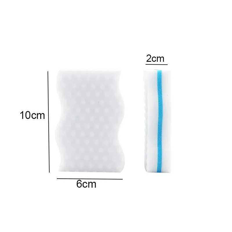 Magic Sponge Eraser Double Compression Melamine Sponge Three Layers High Density Sponges Kitchen Office Bathroom Cleaning Pad