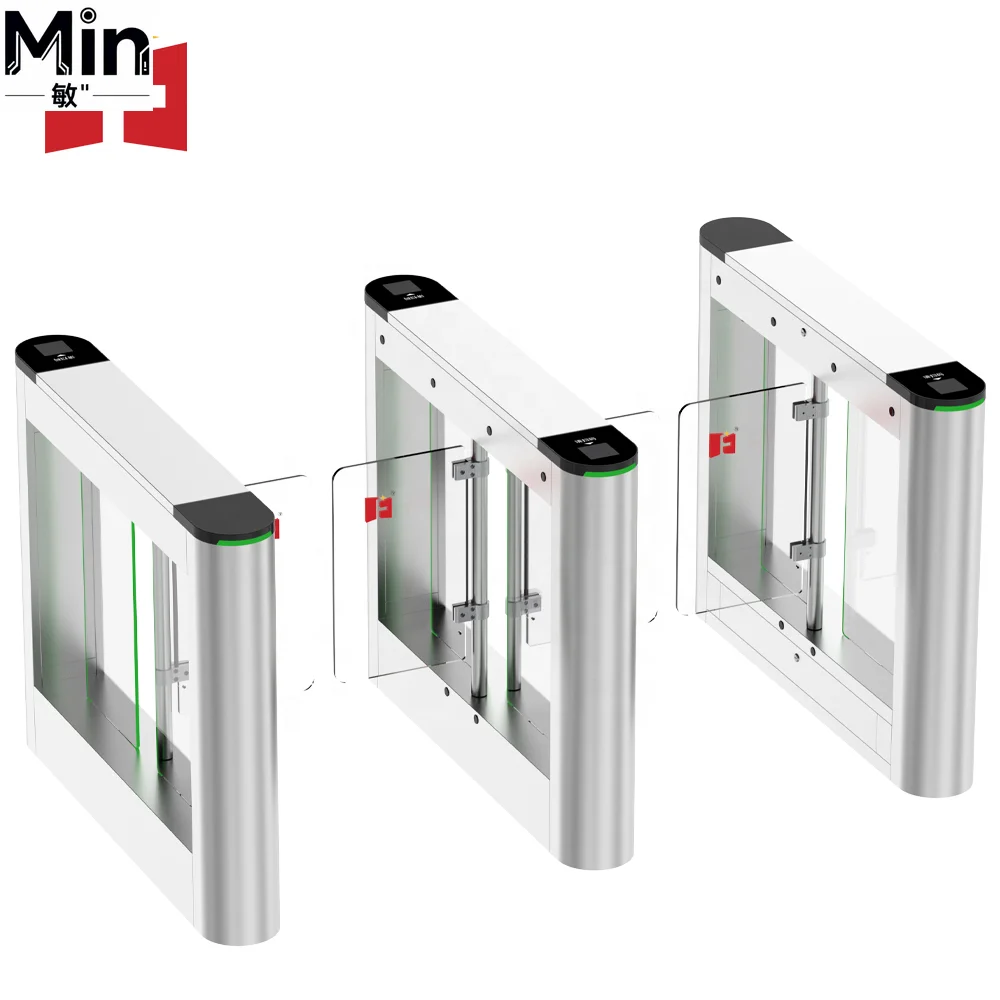 

Face Recognition Swing Gate Fast Opening Speed Turnstile Durable Access Control for Entrance Exit