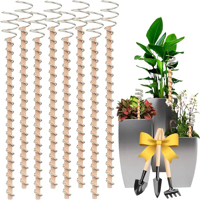 8-Pack Electroculture Copper Gardening Antenna - Pure Copper Wire, Copper Garden Stakes For Growing Plants Easy Install