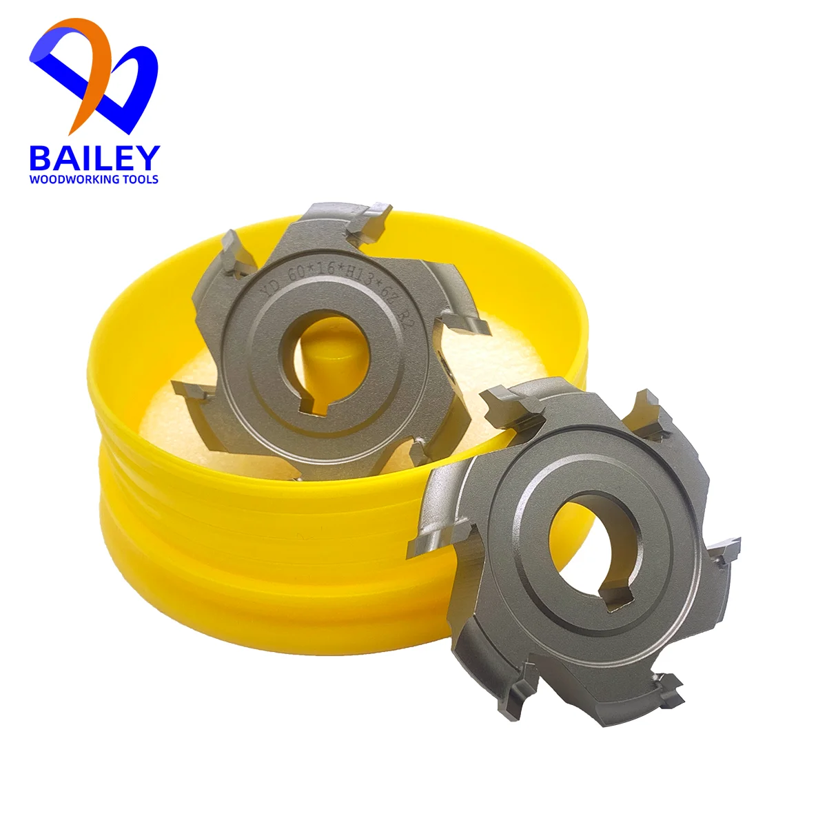 BAILEY 1PAIR 60x16x11/13mm TCT Fine Trimming Cutterr For NANXING KDT Edge Banding Machine Woodworking Tool Accessories