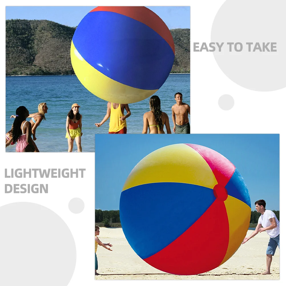 Large Beach Ball Tots Toys Indoor Teenagers Sports Balls Outdoor Swimming Pool Baby