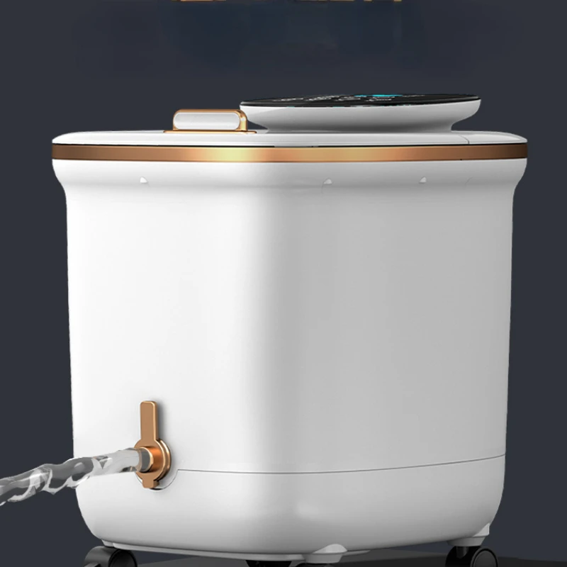 

Full automatic heating and thermostatic foot washing with foot soaking bucket, electric foot massage bath