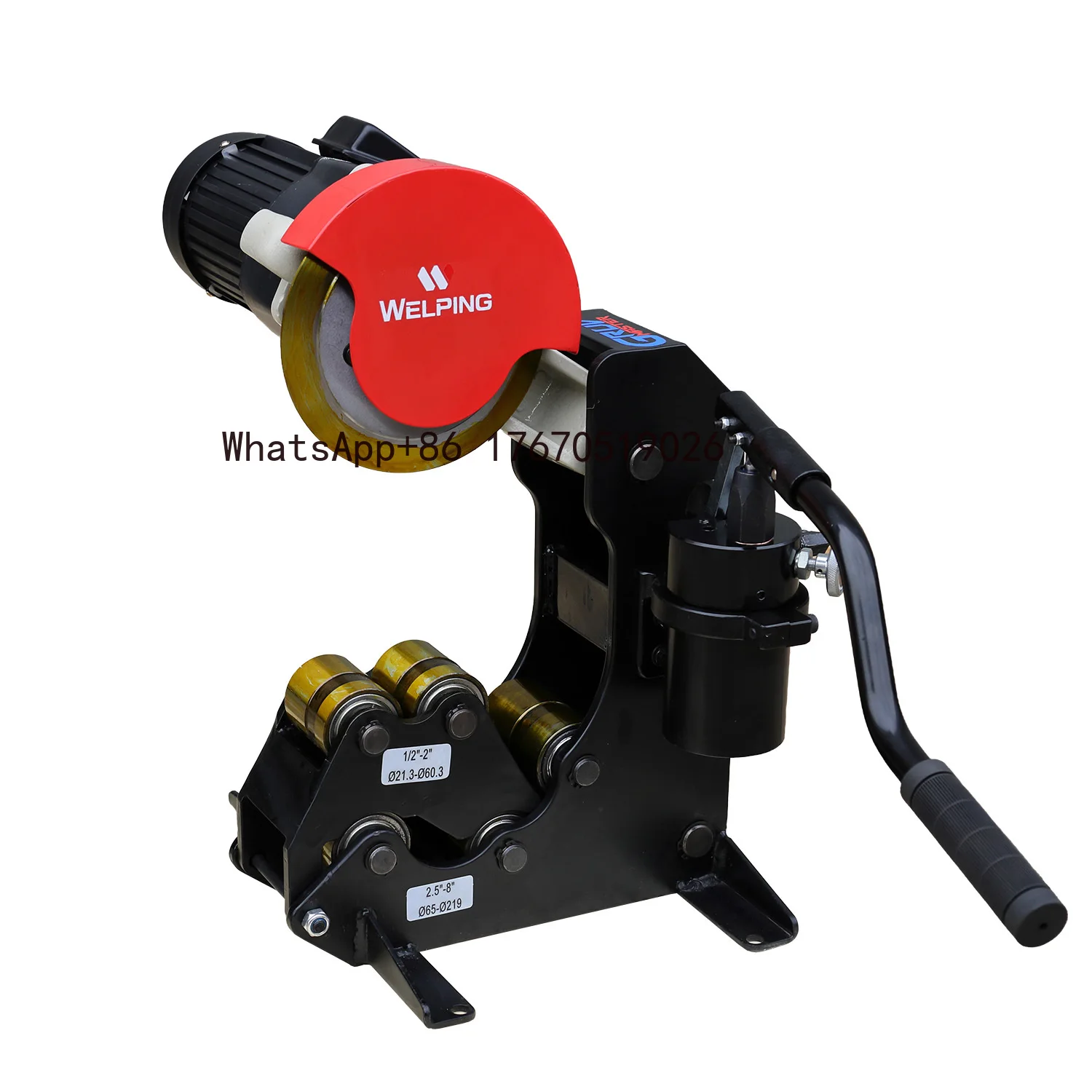 

1/2"-8\" Electric Hydraulic Steel Pipe Cutter Machine Automatic Stainless Steel Carbon Steel Components Featuring Hydraulic Pump