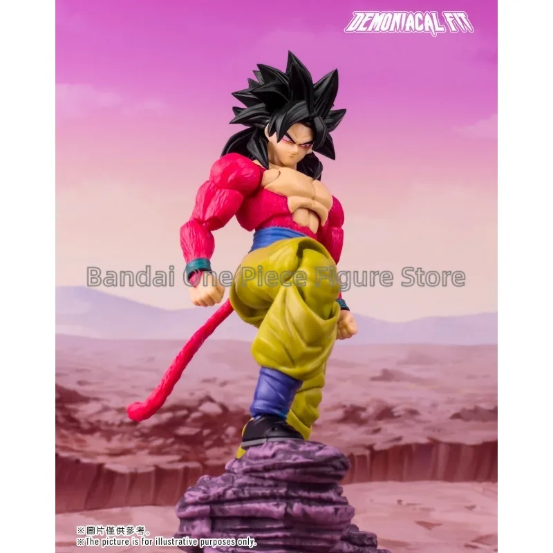 Demoniacal Fit SHF Dragon Ball GT - Super Saiyan -  Untamed Power Son Goku SSJ4 Anime Action Figures Plastic Toys Gift view 3