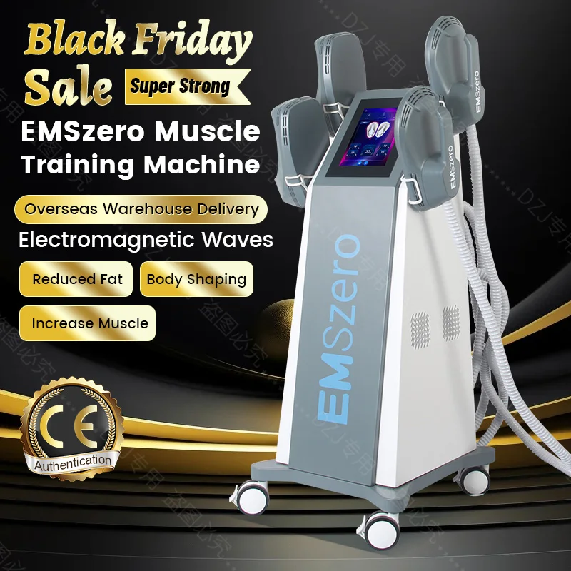 Black Friday Sale EMS Body Sculpting Machine RF Fat Muscle Stimulation Abdominal Burning Slimming Shaping Pelvic EMSzero Salon