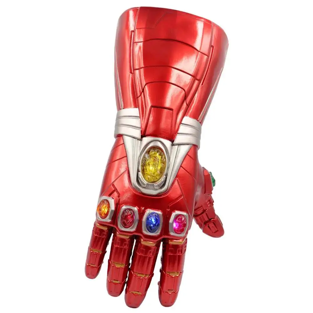 Halloween Cosplay Modell Leuchtender Handschuh Requisite Film-Modell Handschuh Abnehmbarer LED-Edelstein Rollenspiel-Geschenk Halloween Karneval Geschenk-Set – Detail 20