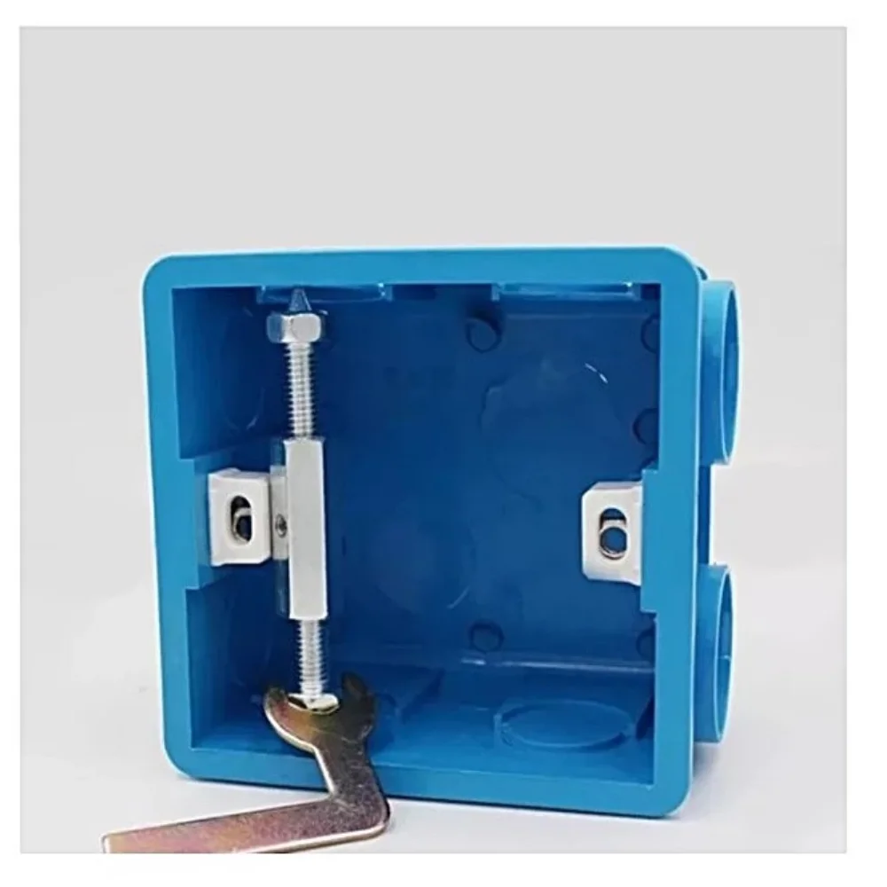 Herramienta de reparación de enchufe de interruptor tipo 86/118, tornillos de Cassette, varilla de soporte, caja de enchufe, reparador montado en la pared con llave, 10 Uds.