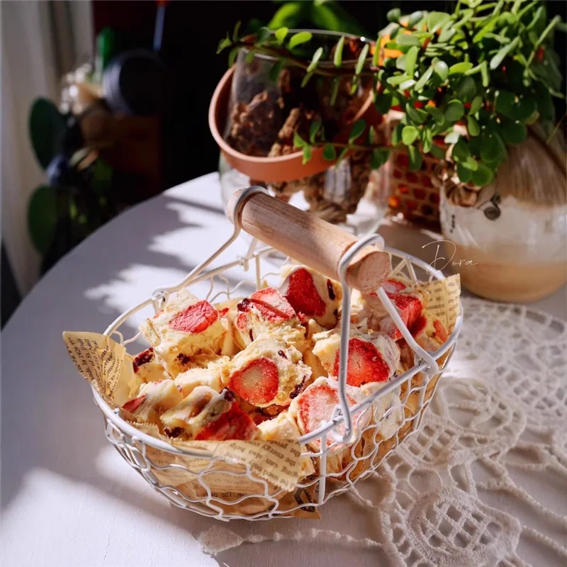 

wrought iron storage basket, kitchen fruit basket bread, basket storage basket desktop, storage box literature and art