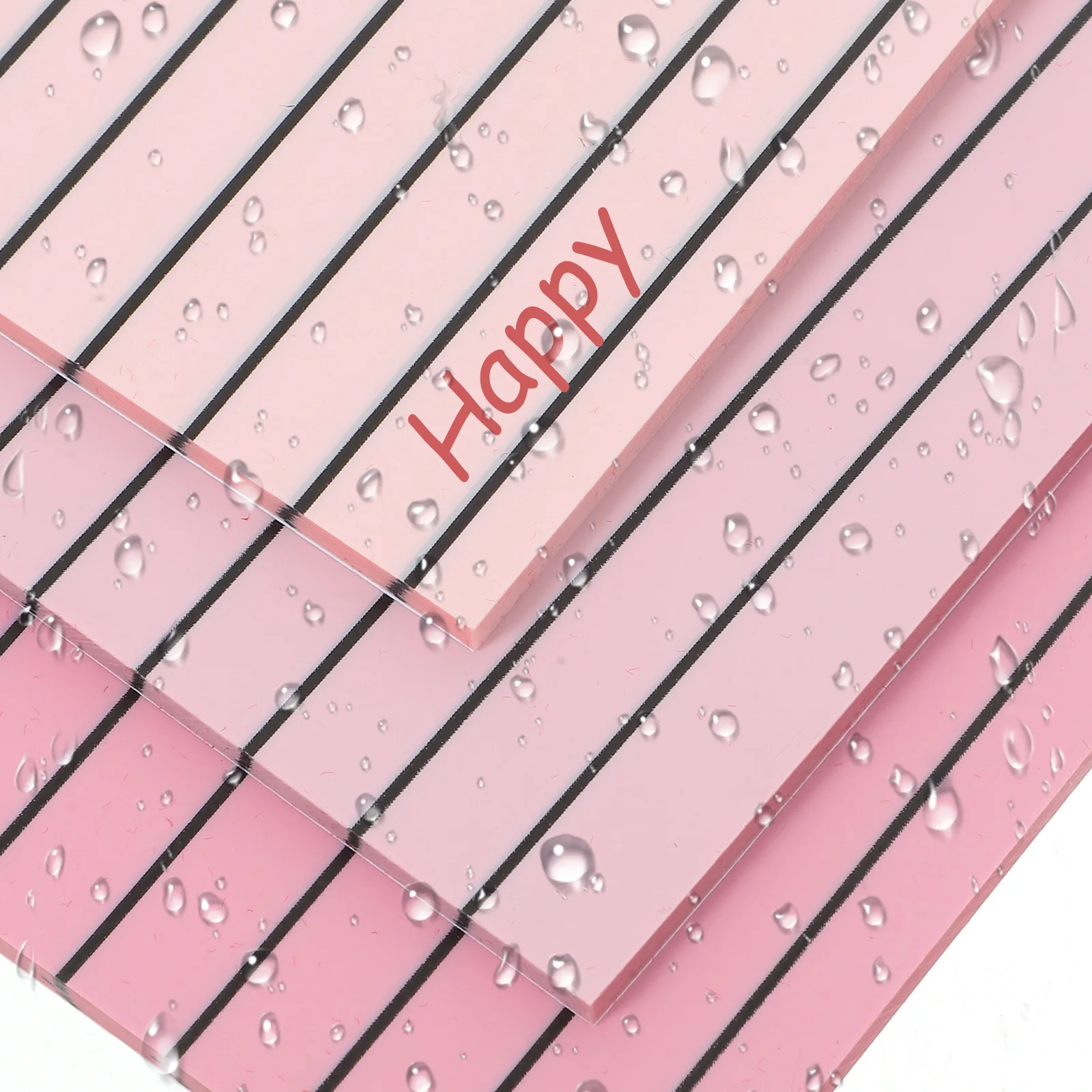 3 Books Gradient Color Memo Pads Semi-Transparent Multi-Function Note Stickers Portable Daily Use Office Stickers