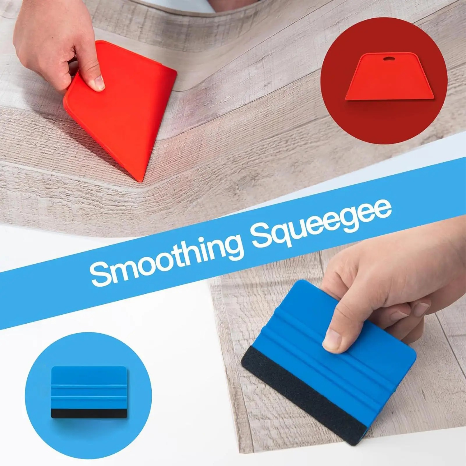 Wallpaper Application Kit Decal Squeegee Set Ceiling Wallpaper Smoothing Kit For Window Wall Furniture Kitchen Bathroom Workshop