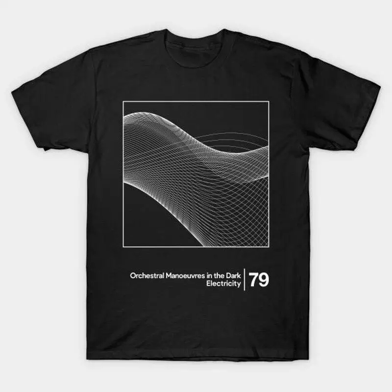 Omd Electricity Minimal Style Artwork Design T Shirt Al