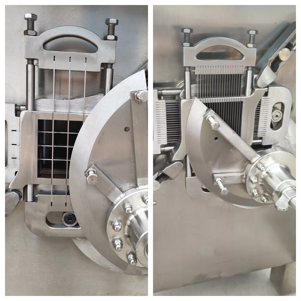 High Speed Automatic Frozen Meat Cube Cutting Dicing Machine Frozen Meat Slicer Cutting Machine  for Fresh Meat