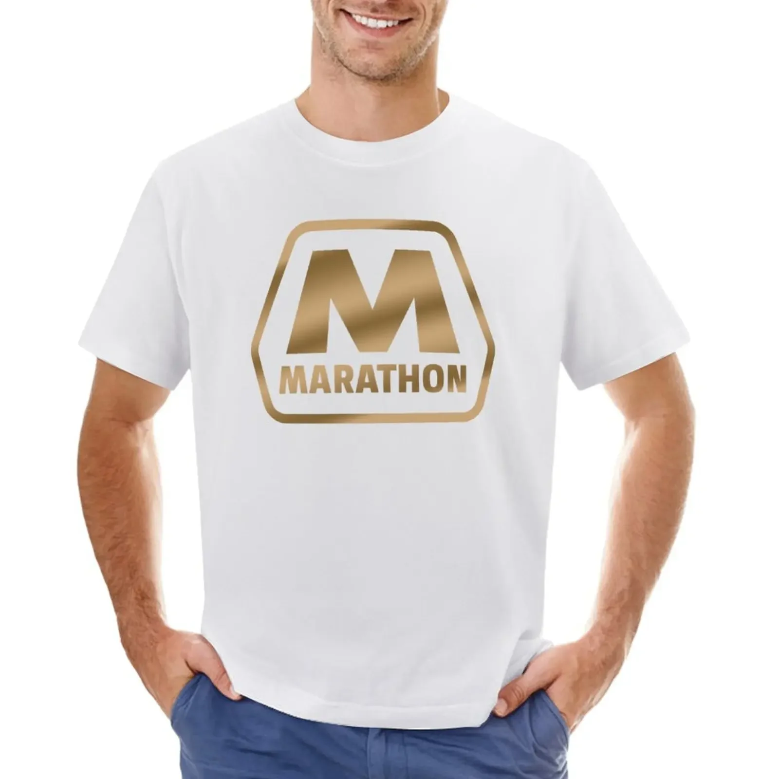 

Exquisite Marathon Oil Design T-shirt sweat customizeds boys animal print korean fashion mens t shirts