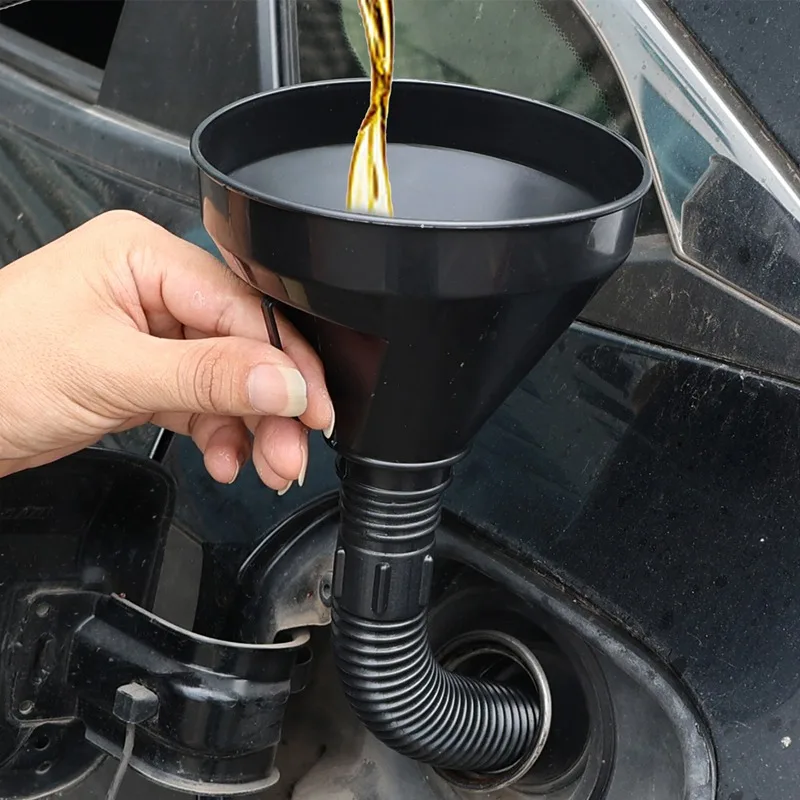

1 Pc Multi Functional Flexible Auto Motorcycle Fuel Funnel Spill-Proof Refueling & Oil Changing Tool with Wide Mouth & Handle