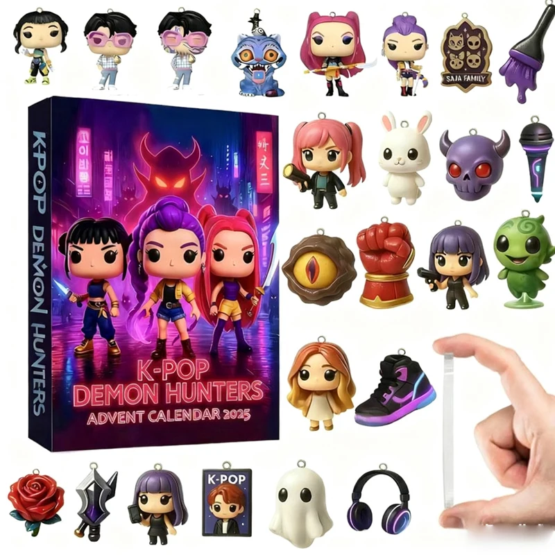 حار الاكريليك شيطان هنتر شجرة عيد الميلاد زخرفة Kpop نمط مجيء صندوق أعمى لطيف القوطية عطلة ديكور للمراهقين والنساء هدية #1