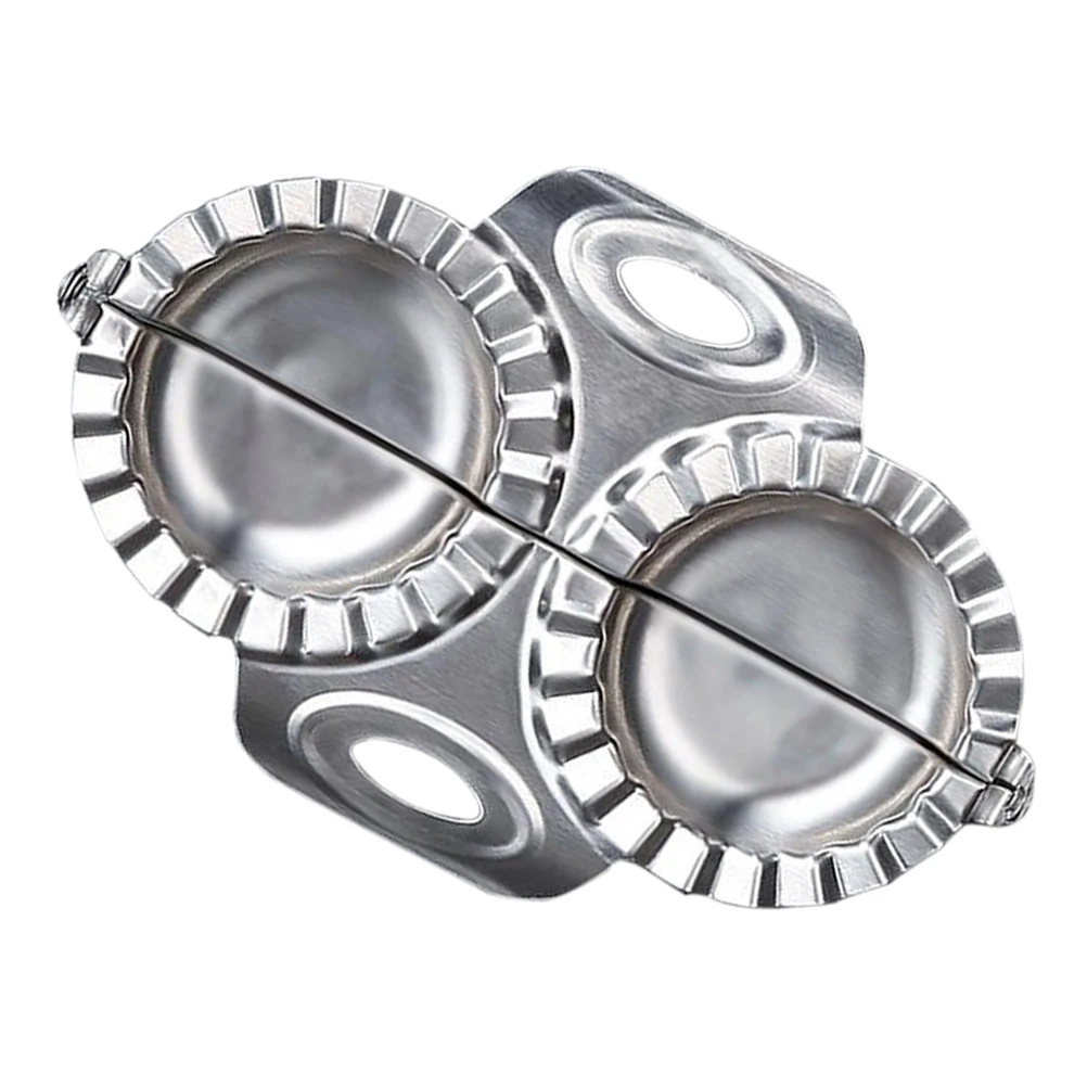 

Stainless Steel Dumpling Mold Dumplings Maker Tool Easy Clean Crimped Design Kitchen Restaurant Fast Food
