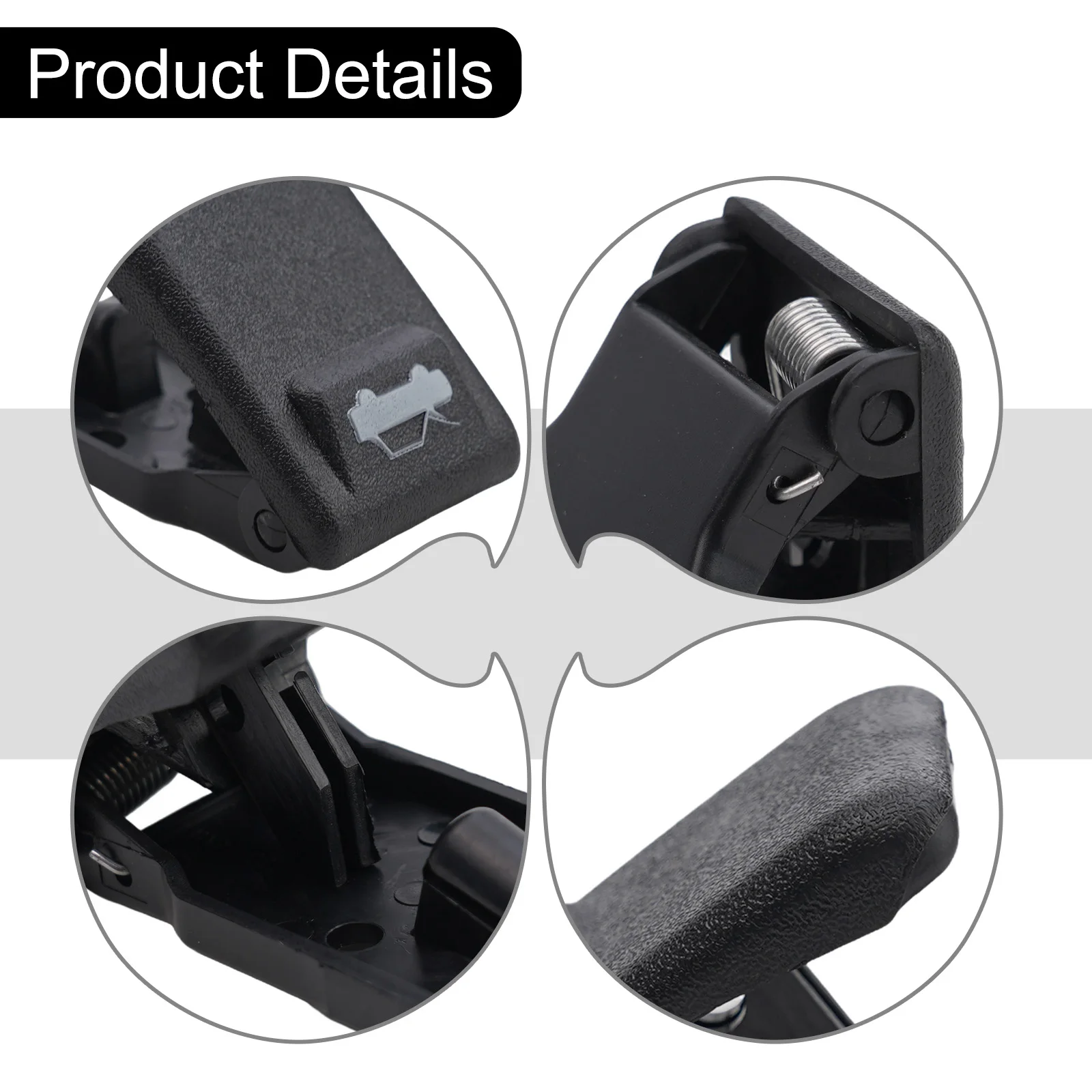 Manija de liberación del pestillo del capó para Hyundai Accent Elantra Sonata Solaris Getz para Kia Rio K2 8118034000 2017 2006 2005 2004