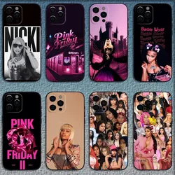 Singer N-Nicki M-Minaj Phone Case For iPhone 16,15,14,13,12,11,Pro,X,XS,Max,XR,Plus,Mini Soft Black Cover