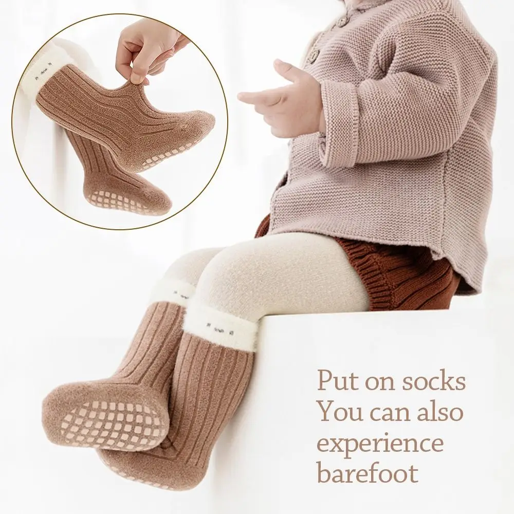Fashion Winter Baby Socks Warm Soft Kids Socks Thicken Cute Cartoon Toddler Socks Boys Girls