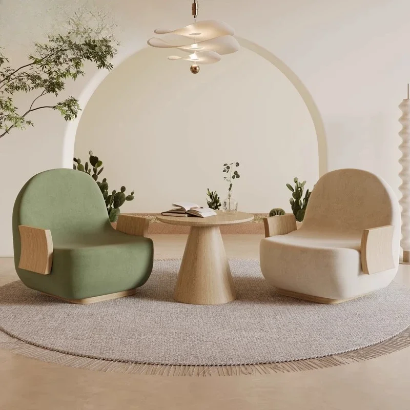 طاولة تفاوض لاستقبال الفندق وكرسي صالون تجميل منطقة الراحة مصمم كرسي أريكة فردي مجموعة طاولة القهوة