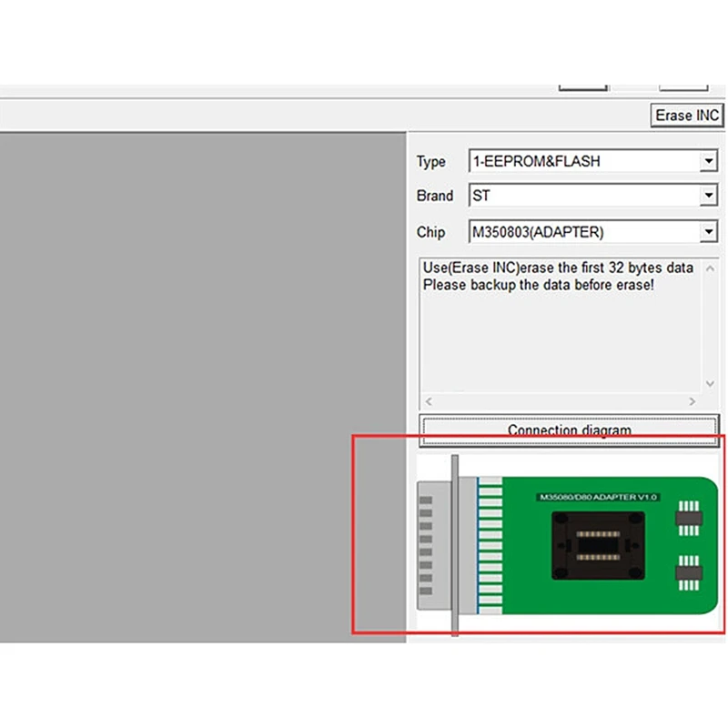 VVDI PROG Programmer M35080/D80 Adapter V1.0