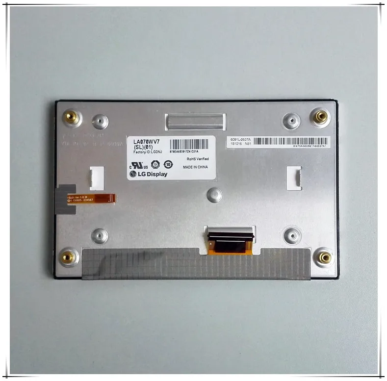 800x480 FPC Interface 7 inch LG LCD Panel LA070WV7-SL01