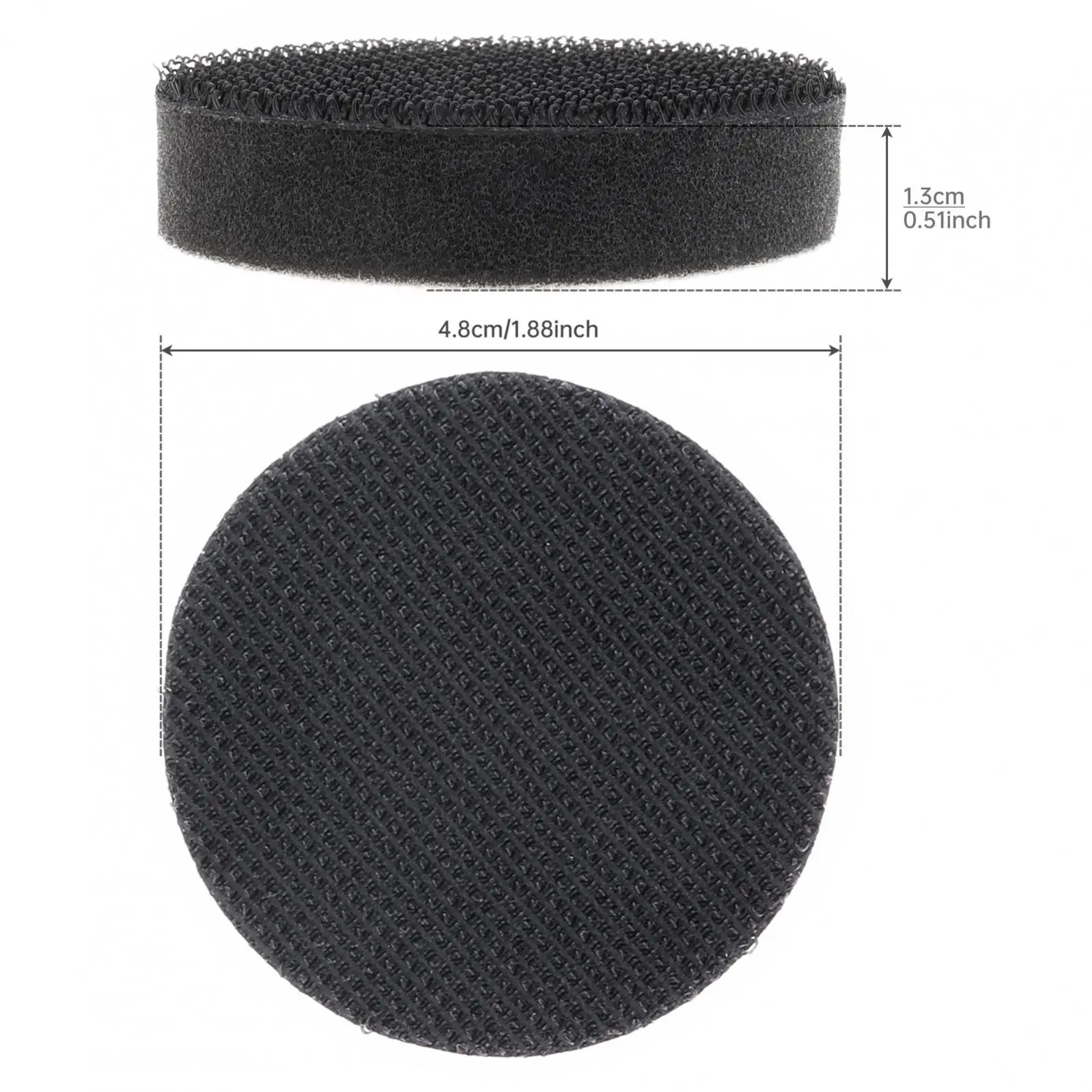 2 Inch Soft Foam Interface Pad Hook and Loop Sponge Cushion Pads for Uniform Sanding, Sandpaper Backing Pads