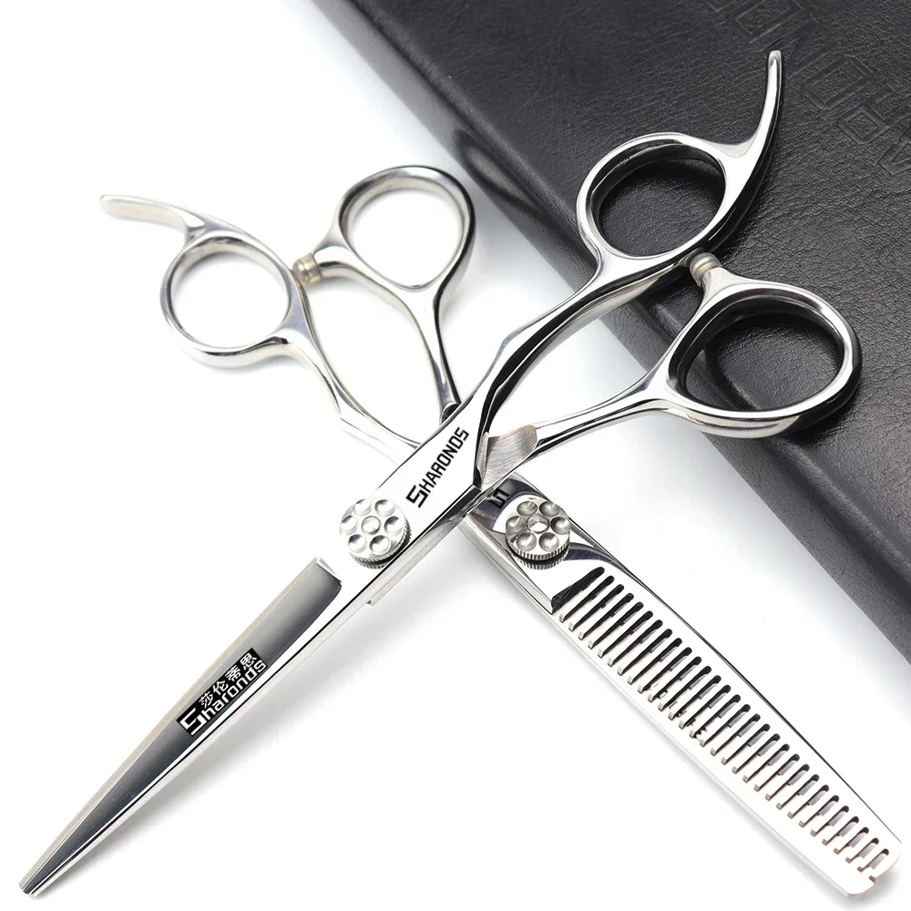 

SHARONDS Professional Barber Scissors 440C Japanese Steel Hairdressers Dedicated Shears Barber Specialized Clippers Hair Scissor