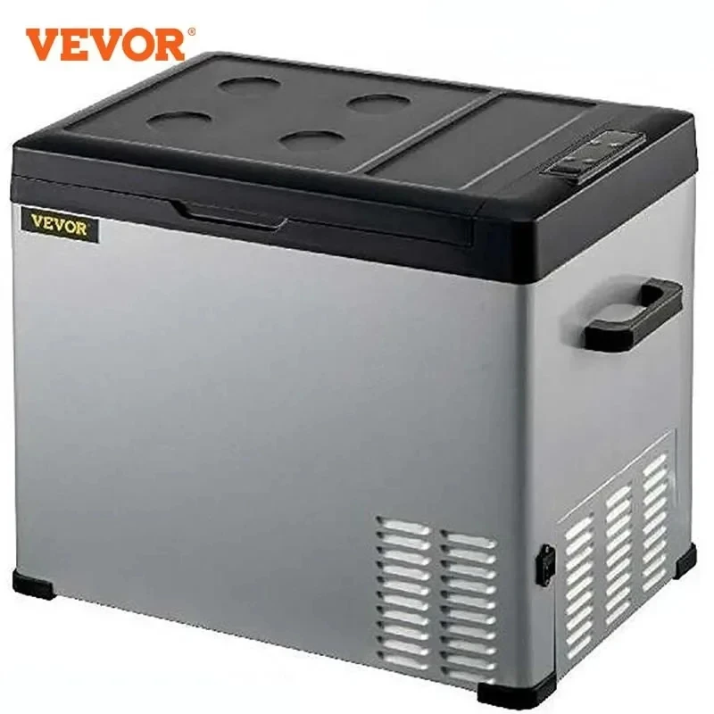 VEVOR Mini Fridge Mini Car Refrigerator Portable Freezer 30-50L 12V/24V DC 110-240 AC Cooler for Outdoors Caravan Camping